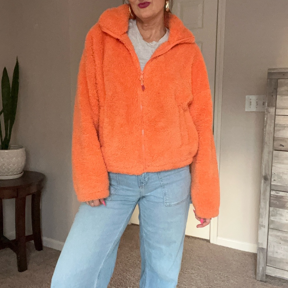 Cozy Orange Women's Jacket
